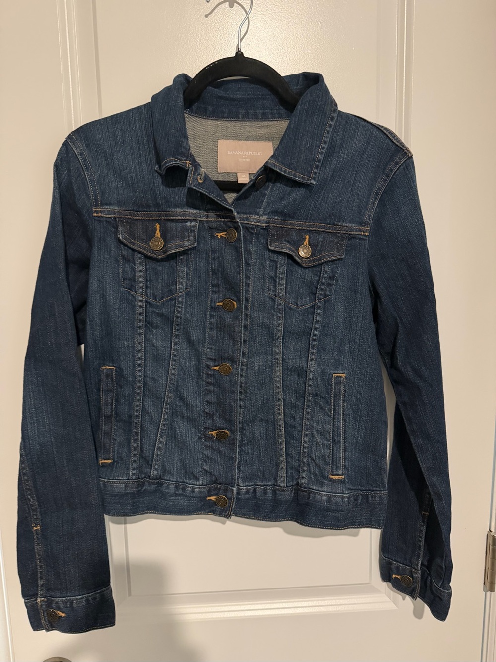 Banana Republic Factory Women's Dark Blue Denim Jacket